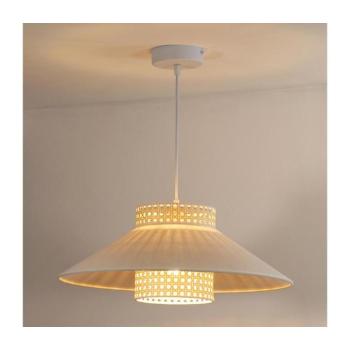 - Csillár zsinóron RIO RATTAN 1xE27/15W/230V átm. 45 cm bézs/rattan 603119 kép