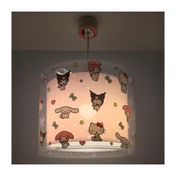 Dalber 41252 - Gyermek csillár HELLO KITTY&FRIENDS 1xE27/15W/230V rózsaszín 41252 kép