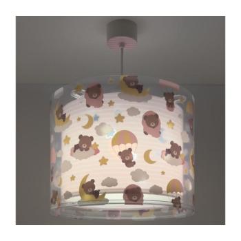 Dalber 41572S - BABY TEDDY gyerek csillár 1xE27/15W/230V rózsaszín 41572MS kép