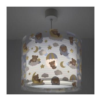 Dalber 41572T - Gyerek csillár BABY TEDDY 1xE27/15W/230V kék 41572MT kép