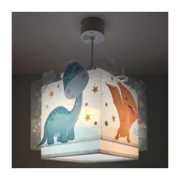 Dalber 63452 - Gyerek csillár BABY DINOS 1xE27/15W/230V, vidám, színes kivitel 63452M kép