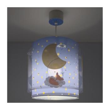 Dalber 76632 - Gyerekcsillár MOON DREAMS 1xE27/15W/230V kék 76632M kép