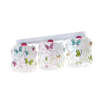Dalber D-62143 - Gyermek mennyezeti lámpa BUTTERFLY 3xE27/60W/230V 62143 kép