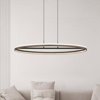 Della LED lógó lámpa, 101 cm hosszú, sötétszürke, fém kép
