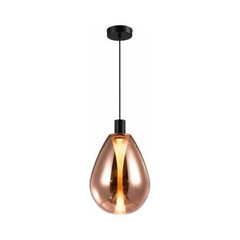 DENSO kábeles függőlámpa 1xGU10/10W/230V átmérő 30 cm réz/fekete 31-51394 kép