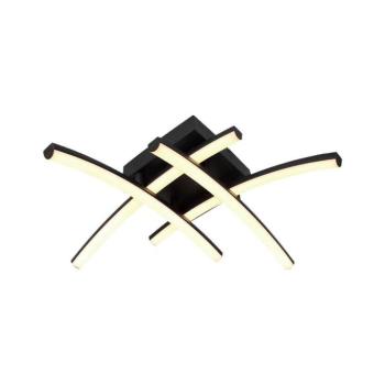 Design mennyezeti lámpa, 24w, 3000K, meleg fehér, 2500lm, 360°, fekete, CRI>80, V-TAC, 7003 kép