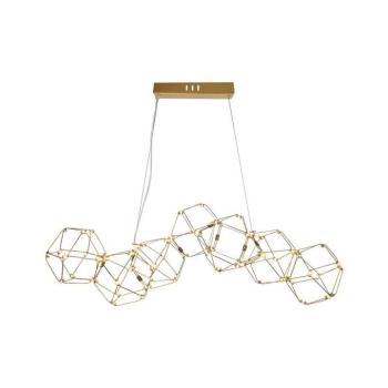 Designer függeszték, 28w, 3000K, meleg fehér, 2700lm, arany, CRI>80, V-TAC, 15339 kép