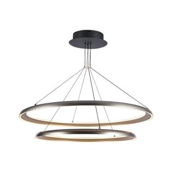 Designer függeszték, 65w, 3000K, meleg fehér, 7000lm, 180°, szürke, CRI>80, V-TAC, 23372 kép