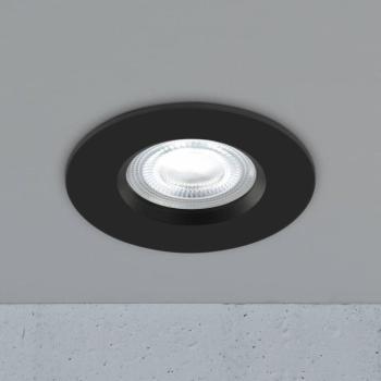 Don Smart LED beépíthető lámpa, fekete, Ø 8,5 cm, IP65, RGBW kép