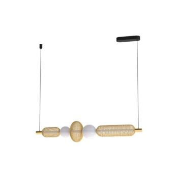 Eglo 300478 - dimmelhető CEGLIE LED csillár kábelre, 20W/230V, 2200-6500K, aranyszínű + távirányító 300478 kép
