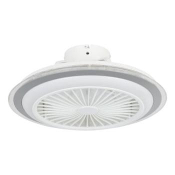 EGLO , 35141 , ALBUFEIRA , lámpa ventilátorral , 2700 K - 6500 K , LED , 3X8,5W , Dimmelhető , tejfehér kép