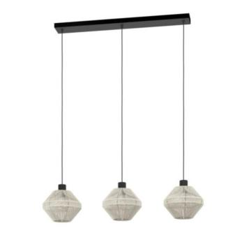 EGLO , 44001 , MIDSUMER , függeszték , E27 , 3X40W , IP20 , krémszín kép