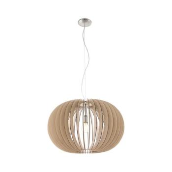 Eglo 95042 - STELLATO kábellel függesztett csillár, 1xE27/60W/230V, átm. 70 cm, bézs 95042 kép