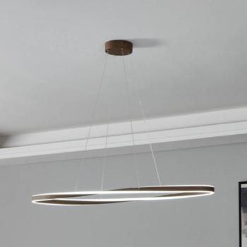EGLO CAMEROTA LED lógó lámpa, bronz, 111x38 cm, távirányítóval kép