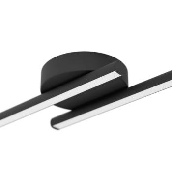 EGLO connect FLATRON-Z intelligens LED mennyezeti lámpa, fekete, 80 cm kép