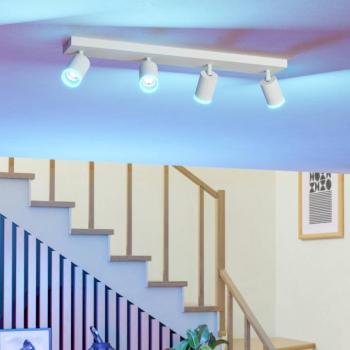 EGLO connect Smart LED spotlámpa Melitello-Z, 4 izzós, fehér kép