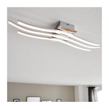 LED lámpatest , mennyezeti , 26W , meleg fehér , króm , EGLO , RONCADE , 31995 kép