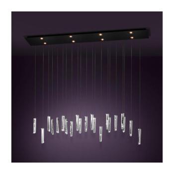 EGLO , 390211 , SARDENARA , függeszték , 3000 K , LED , 8X5,4W , dimmelhető , IP20 , átlátszó kép