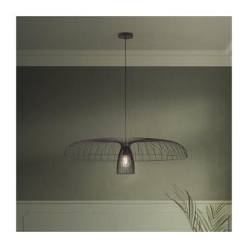 Eglo 390217 - Csillár zsinóron CHAMPERICO 1xE27/60W/230V 98,5 cm fekete 390217 kép