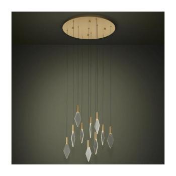 EGLO , 390359 , MIRADOR , függeszték , 3000 K , LED , 10X3W , Dimmelhető , IP20 , átlátszó kép