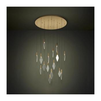EGLO , 390361 , MIRADOR , függeszték , 3000 K , LED , 16X3,3W , Dimmelhető , IP20 , átlátszó kép