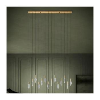 EGLO , 390362 , MIRADOR , függeszték , 3000 K , LED , 14X3,3W , Dimmelhető , IP20 , átlátszó kép