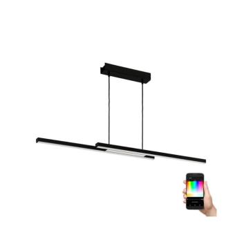 Eglo 900081 - LED RGBW Dimmelhető csillár zsinóron FRAIOLI-ZLED/32W/230V fekete 900081 kép