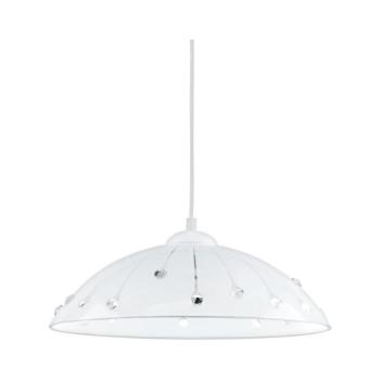 EGLO , 96073 , VETRO , függeszték , E27 , 1X60W , IP20 , fehér, átlátszó kép