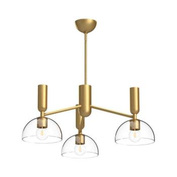 Elstead Alora Mood ALM-JUDE3-GD-CL - Csillár rúdon JUDE 3xE27/60W/230V réz ALM-JUDE3-GD-CL kép