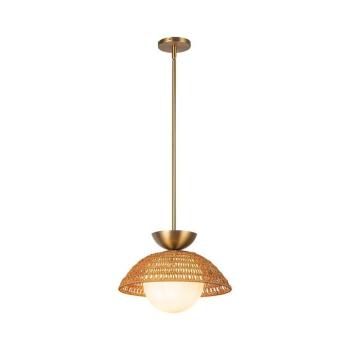 Elstead Alora Mood ALM-PERTH-P-GD - Rudas csillár PERTH 1xE27/60W/230V átm. 37,5 cm arany ALM-PERTH-P-GD kép