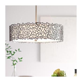 Elstead Kichler KL-SILVER-CORAL-P-A - Csillár rúdon SILVER CORAL 3xE27/100W/230V króm KL-SILVER-CORAL-P-A kép