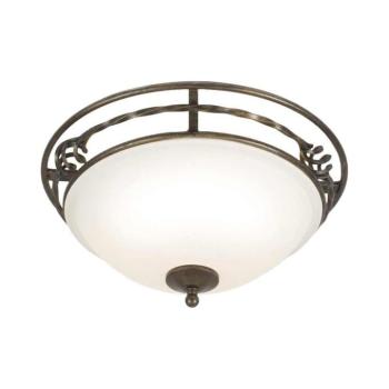 Elstead PB-F-A-BLK-GOLD - Mennyezeti lámpa PEMBROKE 2xE27/60W/230V PB-F-A-BLK-GOLD kép