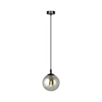 EMIBIG Kábeles függeszték COSMO 1xE14/10W/230V Ø 14 cm fekete/füstös fekete 712/1 kép