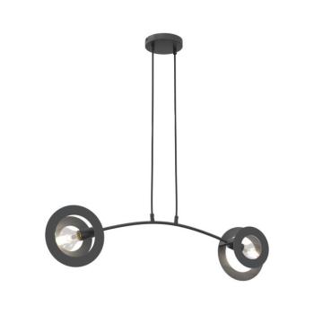 EMIBIG Csillár zsinóron EUFORIA 2xE27/15W/230V fekete 1413/2 kép