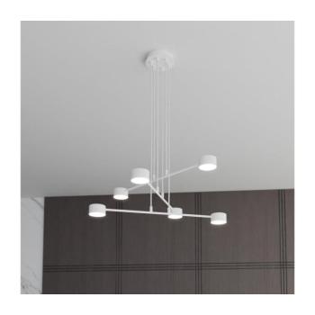 EMIBIG Csillár zsinóron MODUS 6xGX53/10W/230V fehér 1340/6 kép