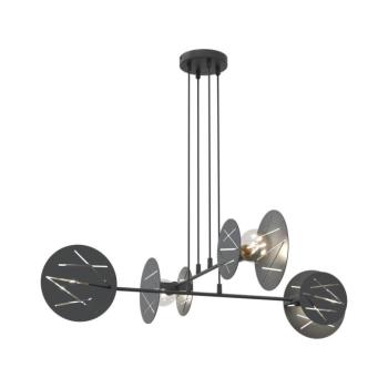 EMIBIG Csillár zsinóron XOTIC 4xE27/15W/230V fekete 1411/4 kép