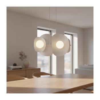 EMIBIG ELEMENTI kábeles csillár 4xG9/8W/230V, fehér 1492/4 kép