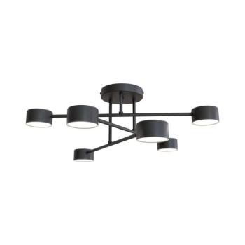 EMIBIG HALO felületre szerelt csillár 6xGX53/10W/230V fekete 1355/6 kép