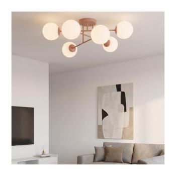 EMIBIG Felületre szerelhető csillár ROMA 6xE14/10W/230V rózsaszín 1846/6 kép