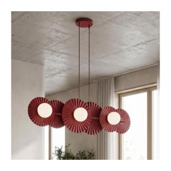 EMIBIG Kábeles csillár UMBRA 6xG9/8W/230V piros 1729/6 kép