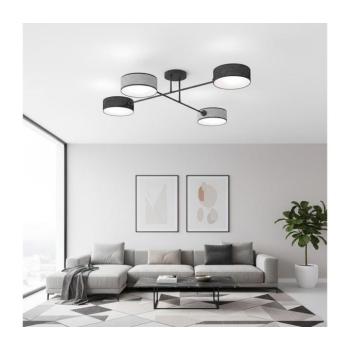 EMIBIG MAGA felületre szerelhető csillár 4xE14/10W/230V fekete/szürke 1573/4 kép