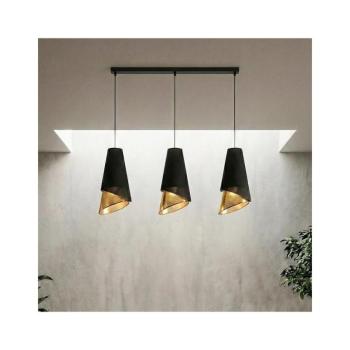 EMIBIG Zsinóros csillár MODA 3xE27/15W/230V fekete/arany 1617/3 kép