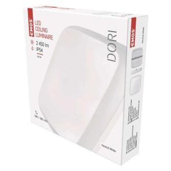 EMOS Dori LED mennyezeti lámpa 24,5W 2450lm IP54 term. fehér kép