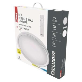 EMOS LED mennyezeti lámpa ILVI 45W 2700lm dimm. állítható színhőmérséklet kép