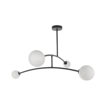 Endon 92940 - Rúdon szerelt csillár BALANCE 4xG9/3W/230V fekete/fehér 92940 kép