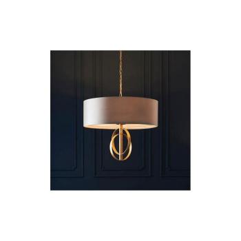 Endon 95211 - Láncos csillár 5xE27/10W/230V Ø 70 cm szürke/sárgaréz 95211 kép