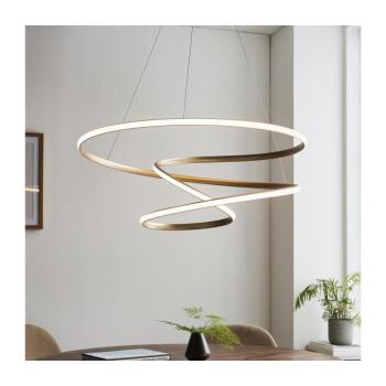 Endon 97639 - TWIRL LED dimmelhető kábelen függő csillár LED/88W/230V 3000K aranyszínű 97639 kép