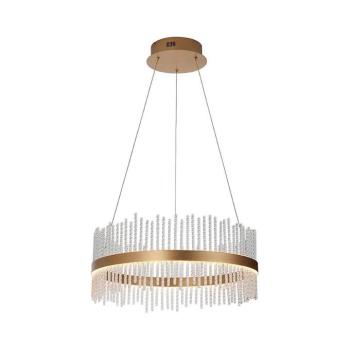 Endon 107671 - LED dimmelhető csillár zsinóron ADRIEL LED/41W/230V 3000K arany/átlátszó 107671 kép