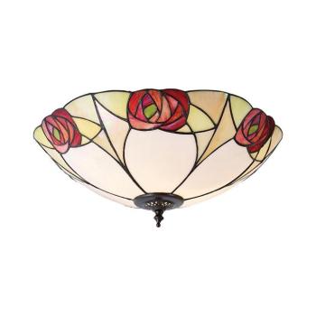 Endon 64182 - Tiffany INGRAM mennyezeti lámpa 2xE27/60W/230V átm. 45 cm 64182 kép