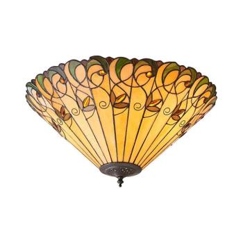 Endon 70706 - Tiffany mennyezeti lámpa JAMELIA 2xE27/60W/230V átm. 50 cm 70706 kép